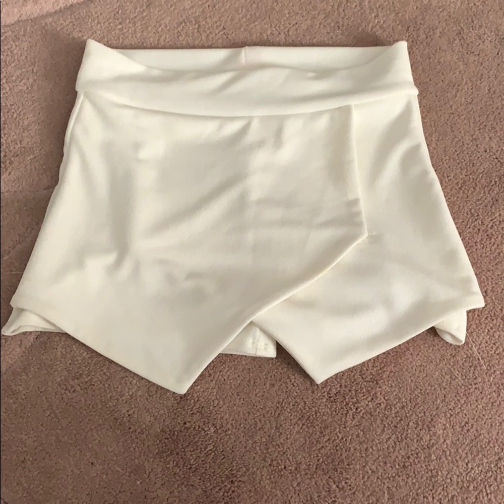 White Envelope Skort